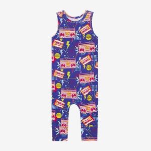Posh Peanut Totally 90’s Flint Racerback Romper